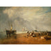 Reproduction of the painting The Hastings Fish Market - Joseph Mallord William Turner