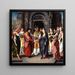 Het huwelijk van de Maagd - Jan van Doornick — ingelijst kunstwerk aan de muur