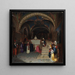 De paus Gregorius XVI bezoekt de kerk van San Benedetto in Subiaco - Jean-François Montessuy — ingelijst kunstwerk aan de muur