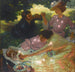Het picknick - Leo Putz — weergave van het kunstwerk