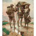 Reproductie van het schilderij De brug - Dean Cornwell