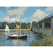 Reproduction of the painting The bridge at Argenteuil - Claude Monet