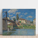 Reproductie van het schilderij De brug in Villeneuve-la-Garenne - Alfred Sisley