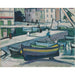 Reproductie van het schilderij Le port, Cassis - Samuel John Peploe