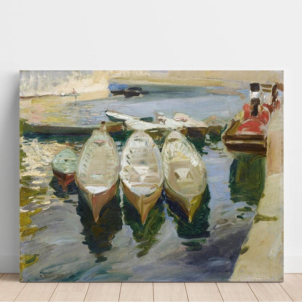 Reproductie van het schilderij Het Baskische Haven van Guetaria - Joaquín Sorolla