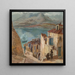 Het haventje van Calvi - Alexandre Jacovleff — ingelijst kunstwerk aan de muur