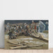 Reproductie van het schilderij De eerste spijker - James Tissot