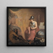 The renewal of learning, the invention of the printing press and gunpowder, and the discovery of America - Nicolai Abildgaard — wall display of the artwork