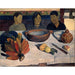 Reproductie van het schilderij Het maal (of De bananen) - Paul Gauguin