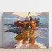 Reproductie van het schilderij De terugkeer van de visserij, strand van Valencia - Joaquín Sorolla