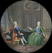 De koning Gustav III en Catharina II van Rusland in Fredrikshamn - Cornelius Hoeyer — weergave van het kunstwerk