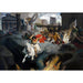 Reproductie van het schilderij De sprong van Marcus Curtius - Jean-Léon Gérôme