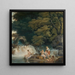 The salmon leap at Leixlip - Francis Wheatley — framed artwork on a wall