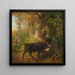 The Wild Bull - Friedrich Voltz — framed artwork on a wall