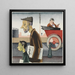 The exhausting work - Georg Scholz — framed artwork on a wall
