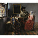 Reproductie van het schilderij Het wijnglas - Johannes Vermeer
