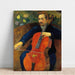 Reproductie van het schilderij De cellist Schneklud - Paul Gauguin
