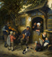 De violist - Adriaen van Ostade — weergave van het kunstwerk