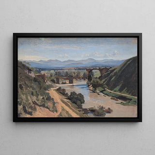 De Brug van Narni - Jean-Baptiste Camille Corot