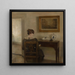 Lezing - Carl Holsøe — ingelijst kunstwerk aan de muur
