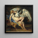Leda en de zwaan - Théodore Géricault — ingelijst kunstwerk aan de muur