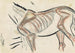 Blad met schets van een paard - Leo Gestel — weergave van het kunstwerk