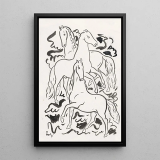 Leo Gestel - Drie paarden.webp