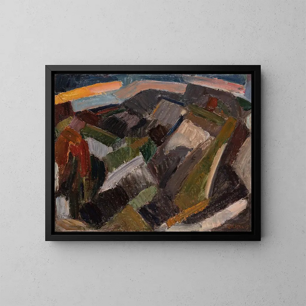 Landscape - Leo Gestel — framed artwork on a wall