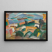 Landschap - Leo Gestel — ingelijst kunstwerk aan de muur
