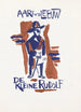 Project voor boekomslag voor "Le Petit Rudolf" door Aart van der Leeuw - Leo Gestel — weergave van het kunstwerk