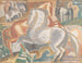 Paarden in het landschap - Leo Gestel — weergave van het kunstwerk