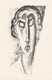 Portret van een onbekende vrouw - Leo Gestel — weergave van het kunstwerk