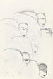 Schetsblad met studies voor een omhelzing kus - Leo Gestel — weergave van het kunstwerk