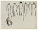 Studie van diverse figuren - Leo Gestel — weergave van het kunstwerk