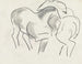 van Studieblad met paarden - Leo Gestel — weergave van het kunstwerk