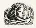 van Twee maskers voor gebouw en rots schets - Leo Gestel — weergave van het kunstwerk