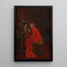 Peindre une Madone - Leo Herrmann — ingelijst kunstwerk aan de muur