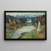 Föhn Kampenwand Chiemsee - Leo Putz — ingelijst kunstwerk aan de muur