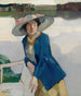 Frieda am Langenbräusee - Leo Putz — weergave van het kunstwerk