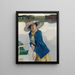 Frieda am Langenbräusee - Leo Putz — ingelijst kunstwerk aan de muur