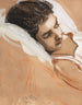Slapende meisje - Leo Putz — weergave van het kunstwerk