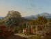 Landschap met het kasteel van Massa di Carrara - Leo von Klenze — weergave van het kunstwerk