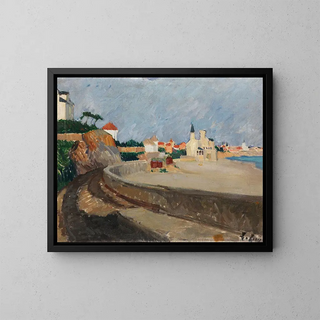 Leo Von Knig - Stadt an der spanischen Kste.webp