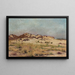 Landschap met zandduinen - Leon Delderenne — ingelijst kunstwerk aan de muur