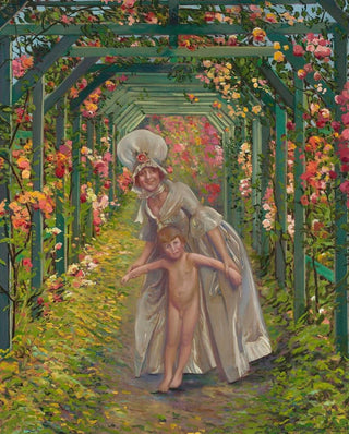 Leon KamirKaufmann - Woman with a nude boy Summer.webp