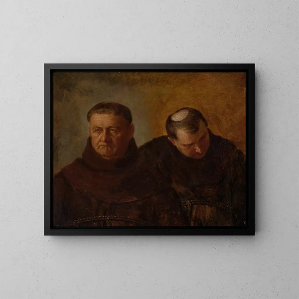 Moines - Léon Kaplinski — framed artwork on a wall