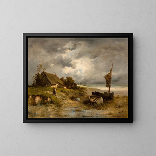 Leon Richet - A farmhouse by the sea.webp