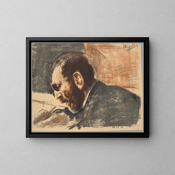 Feliks Jasieski - Leon Wyczółkowski — ingelijst kunstwerk aan de muur