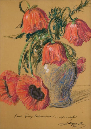 Leon Wyczkowski - Poppies in a vase.webp