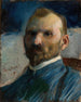 Zelfportret - Leon Wyczółkowski — weergave van het kunstwerk